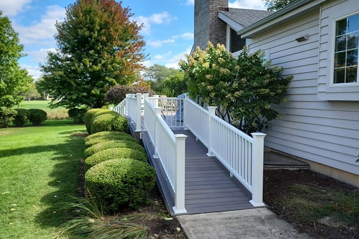 Wheelchair-Accessible Raised Deck 1
