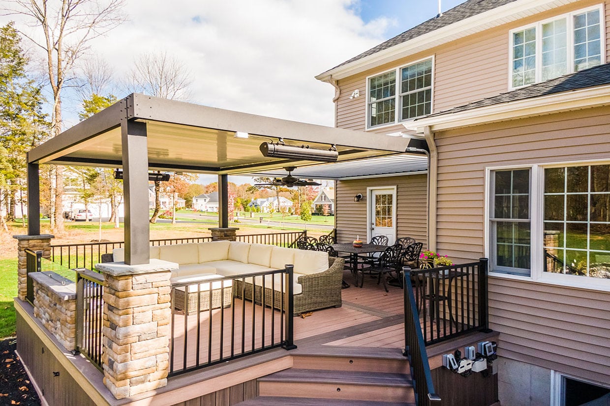 Deck With Huge Pergola 3