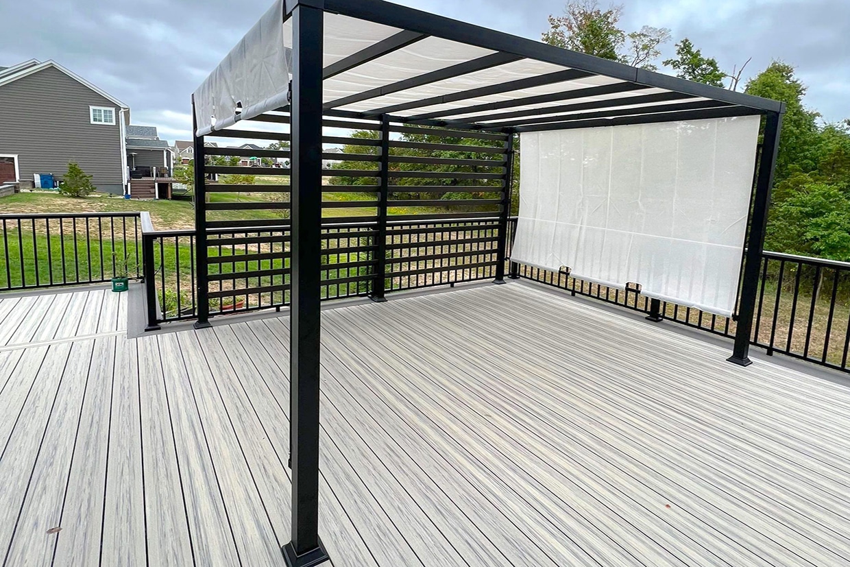 Custom-Built Raised Deck 1