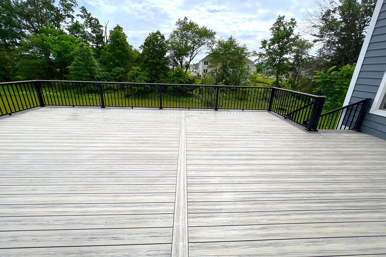 Custom-Built Raised Deck 2