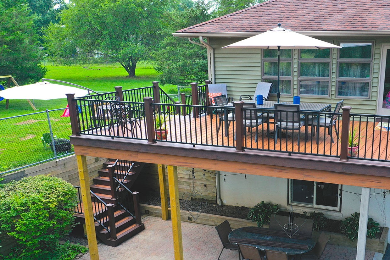 Wrap-Around Multi-Tier Deck 3