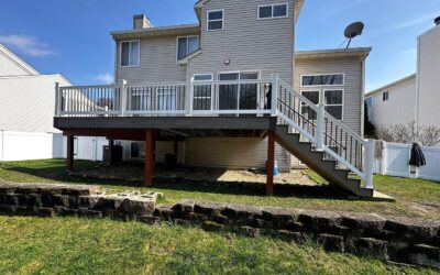 Multi-Level Deck Atlanta,Composite Decking,Stylish Pergola 7