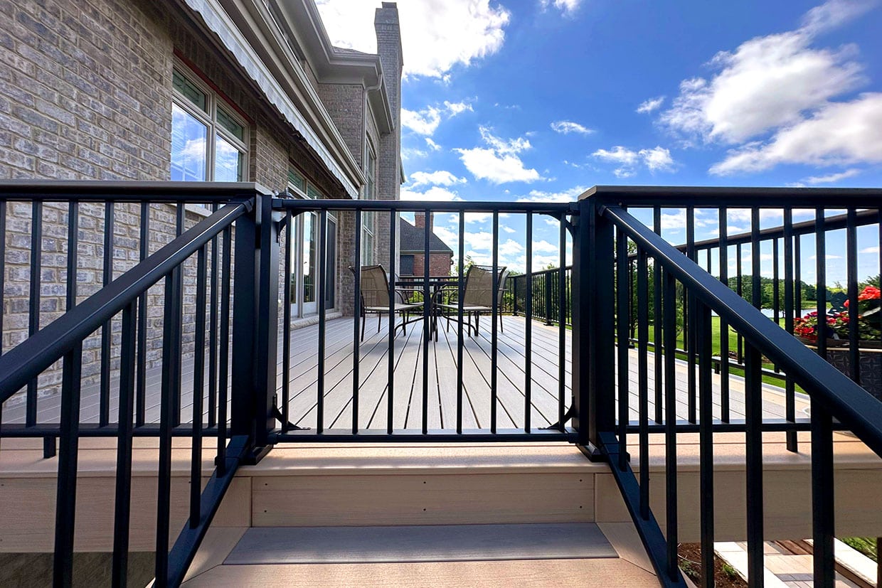 Elevated Deck With Underneath Garden