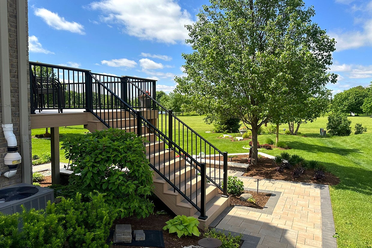 Elevated Deck With Underneath Garden