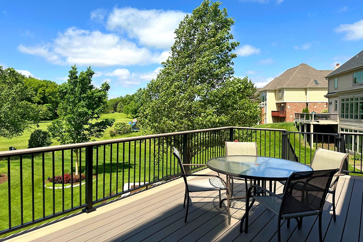 Elevated Deck With Underneath Garden