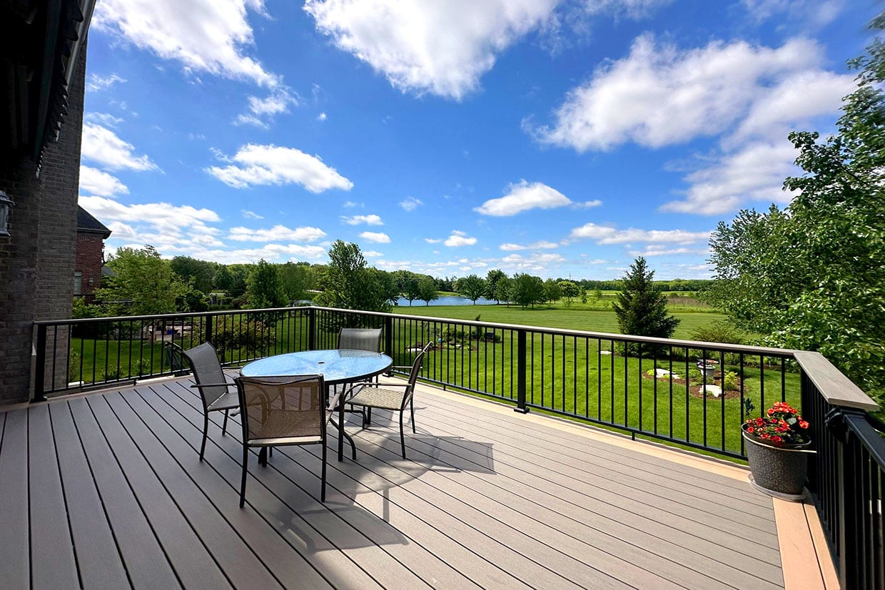 Elevated Deck With Underneath Garden