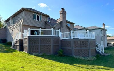 Composite Deck With Natural Wood 5