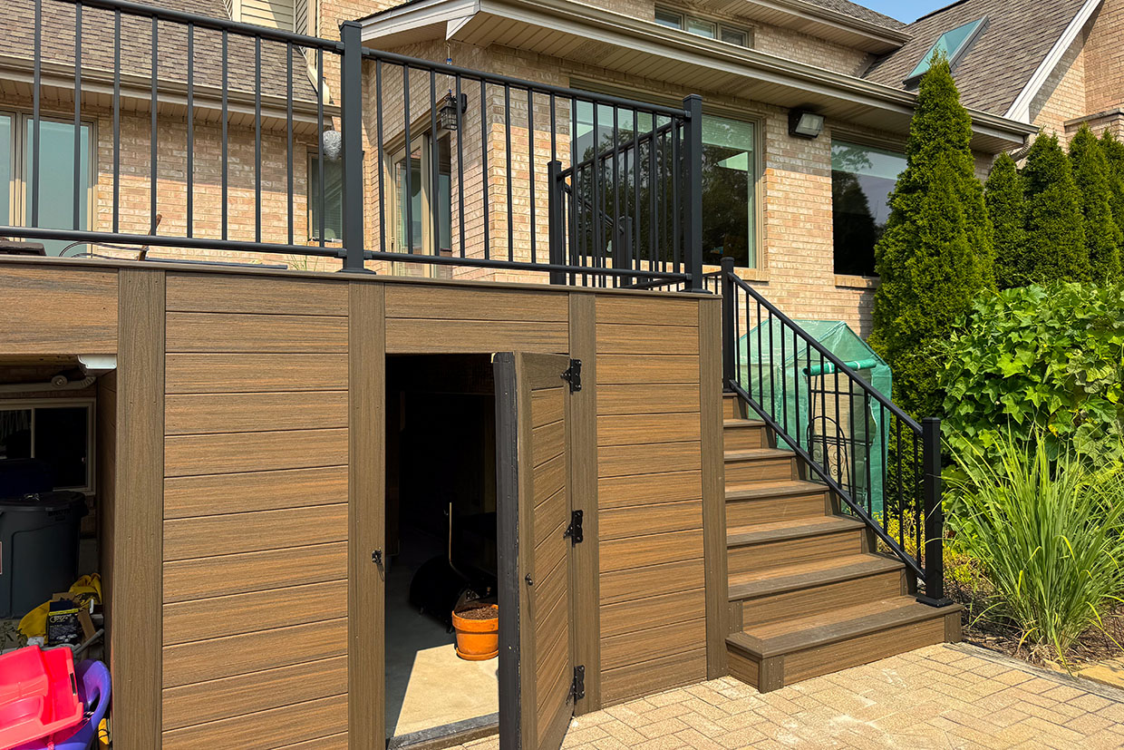 Raised Deck Storage Shed Brookhaven Ga 1