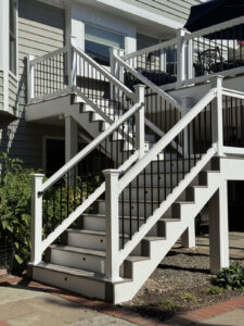 Stairs Are One Of The Elements That Affect The Cost Of A Composite Deck Project