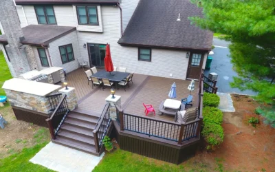 Newly Resurfaced Composite Deck In Atlanta, Ga