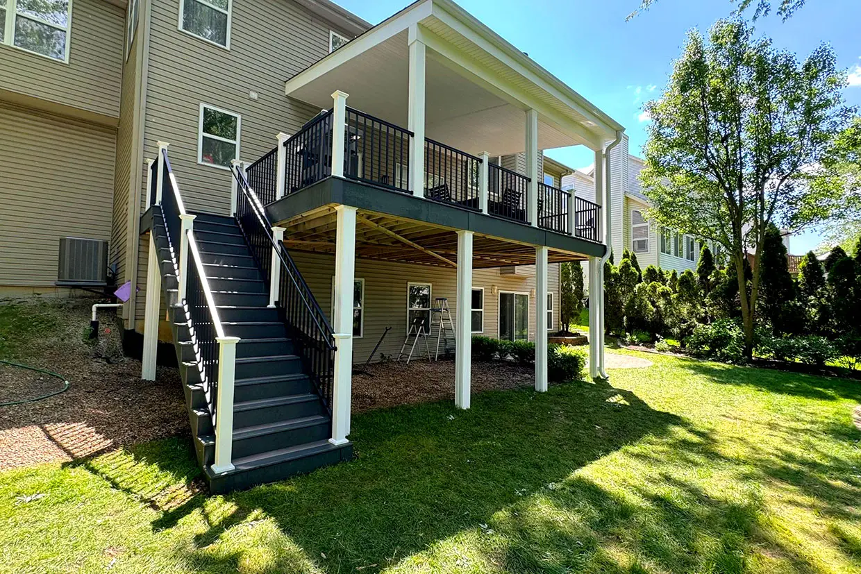 Royal Deck builder Elevated Deck Design,Powder Springs Ga,Under-Deck Usable Space 3