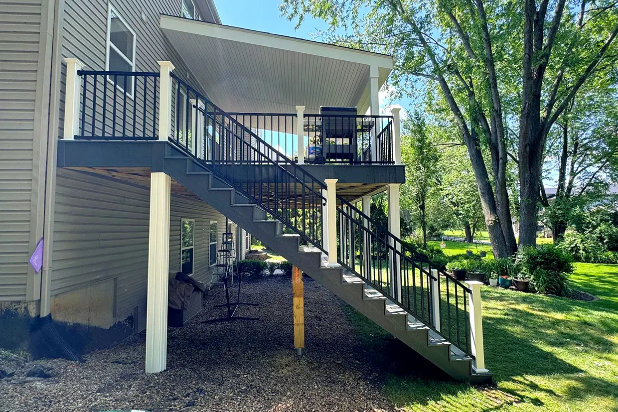 Royal Deck builder Elevated Deck Design,Powder Springs Ga,Under-Deck Usable Space 4