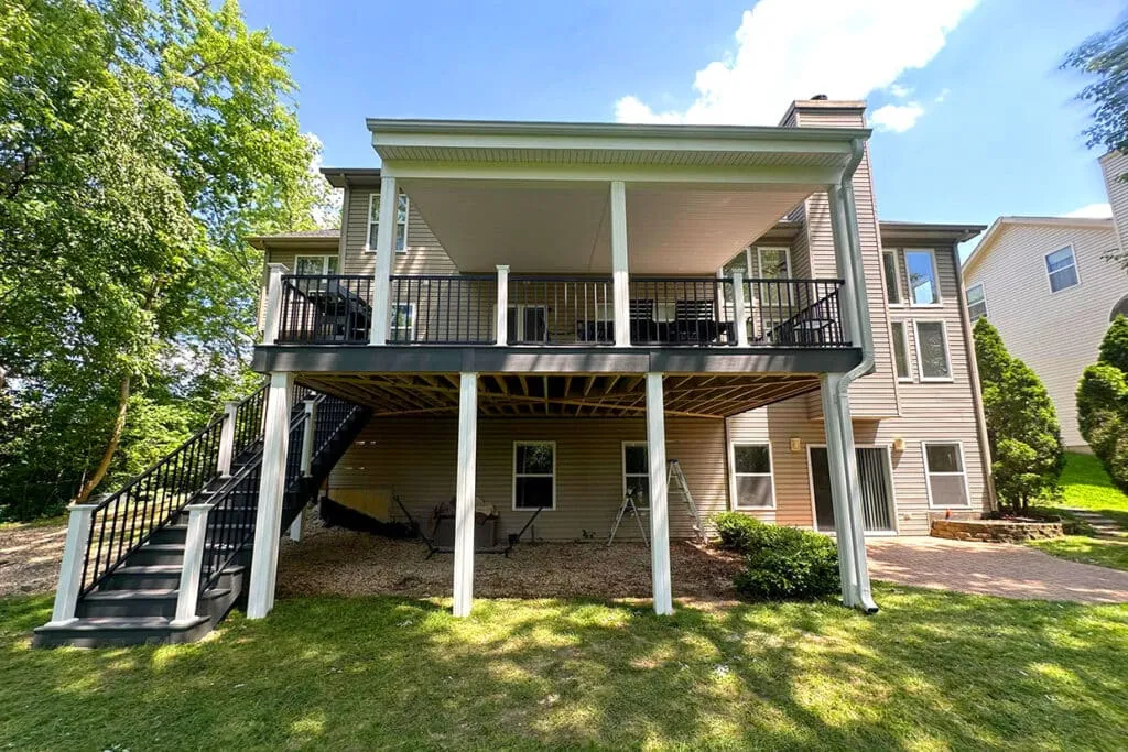 Royal Deck builder Elevated Deck Design,Powder Springs Ga,Under-Deck Usable Space 6
