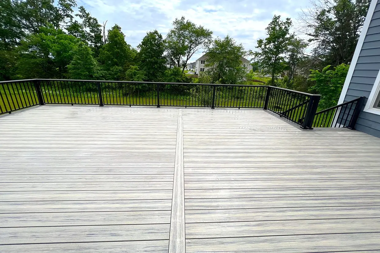 Custom-Built Raised Deck 2