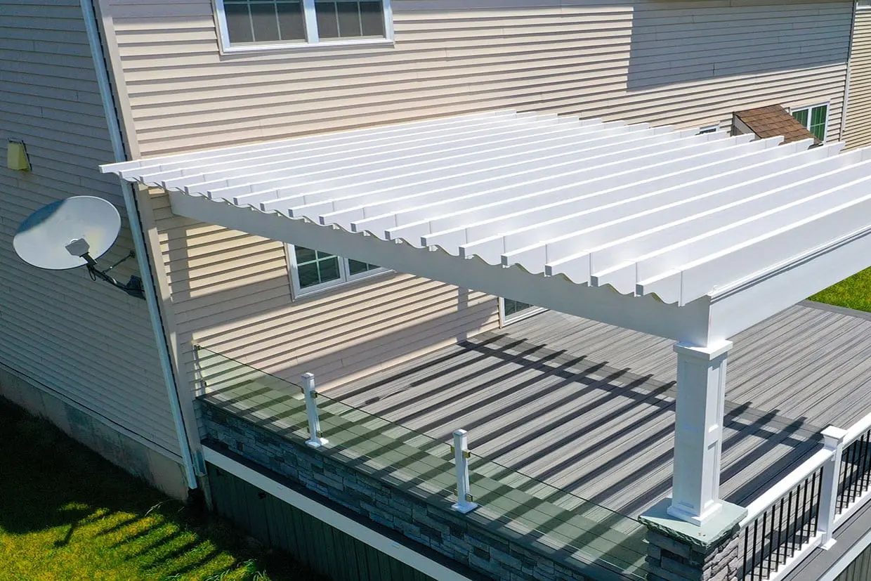 default Pergola For Deck Resurfacing 2