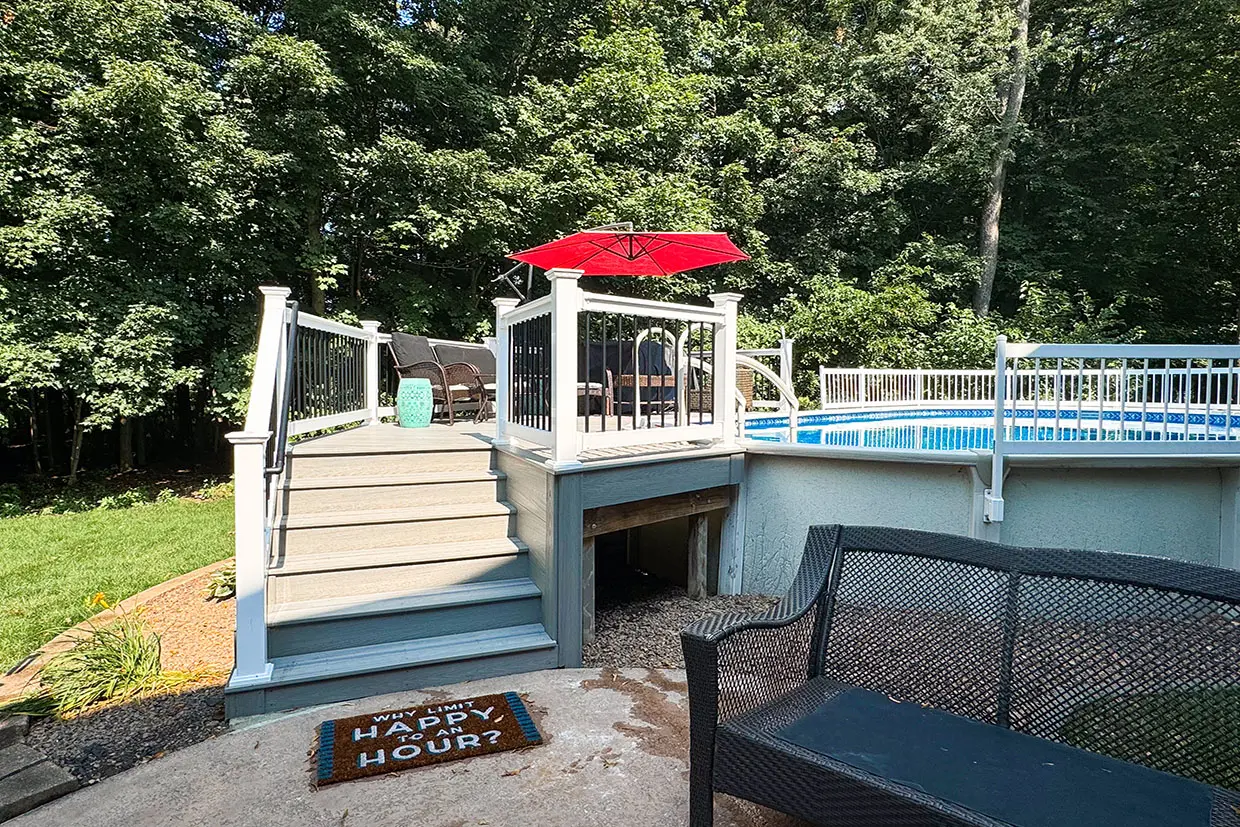 Tucker-04 Above Ground Pool Deck Tucker Ga 4