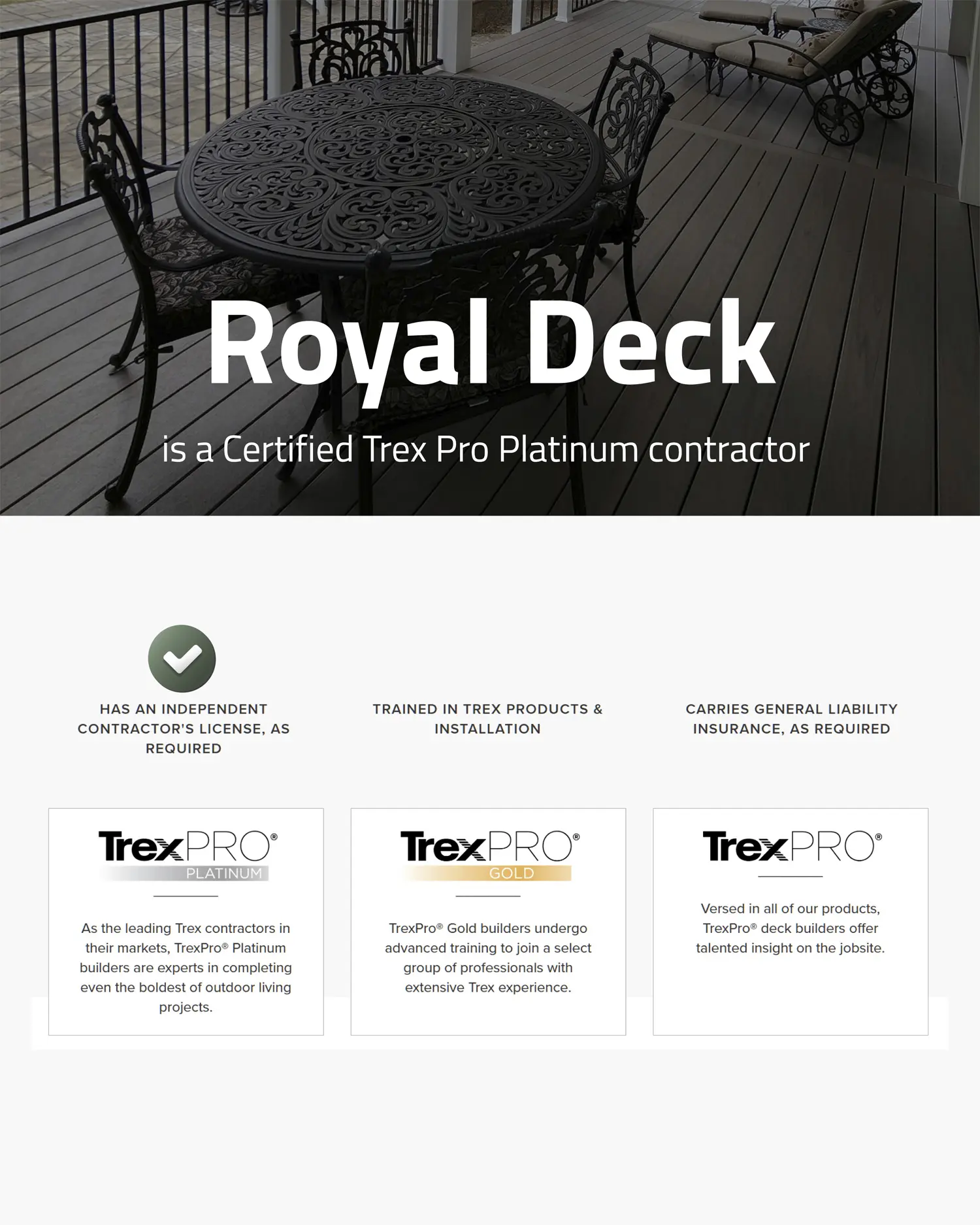 Trex Pro Platinum Installer Trex Pro Platinum Installer