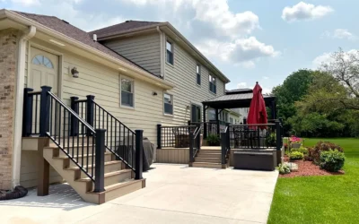 custom deck in west chicago il 6 Multi-Level Deck Atlanta