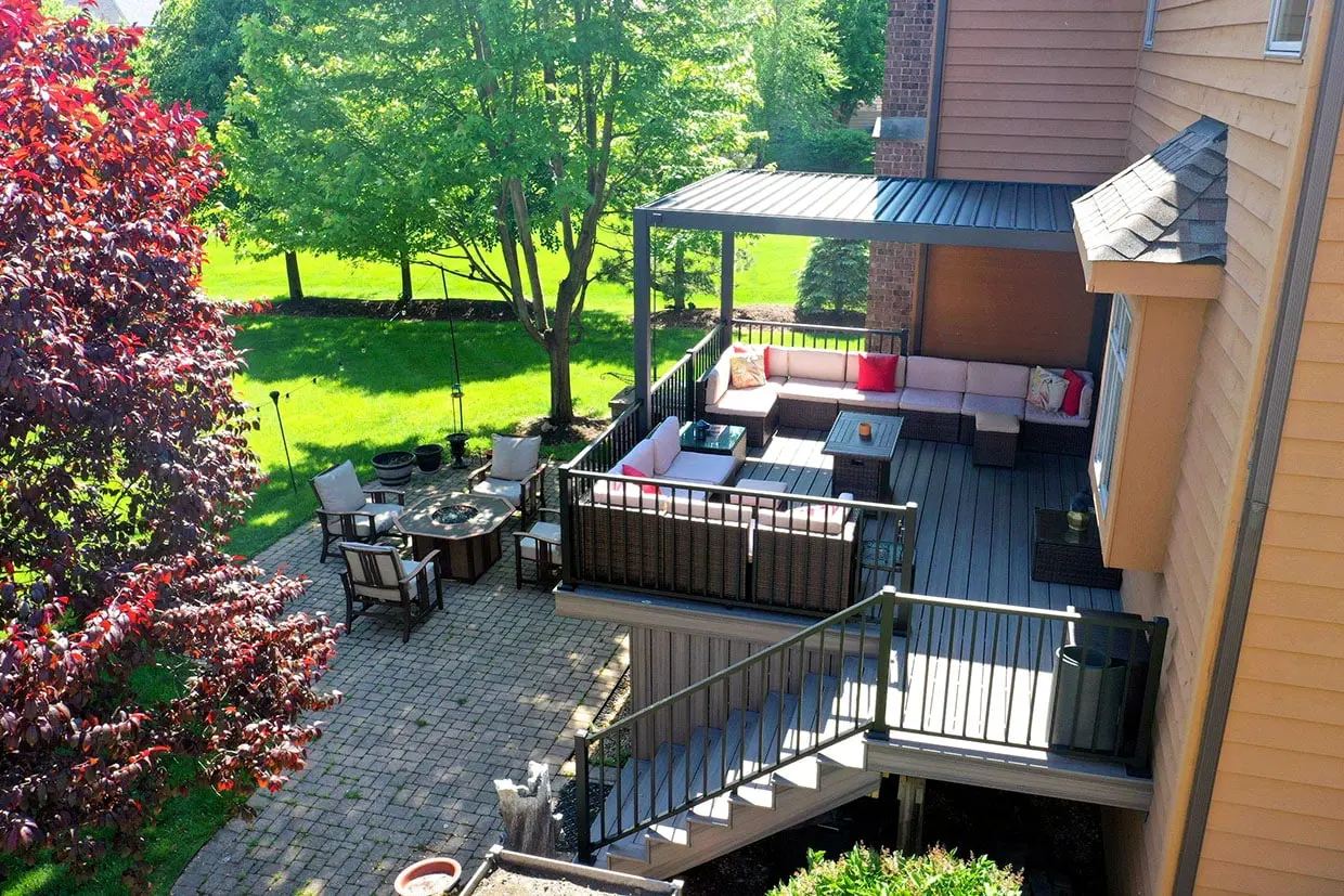 Cumming-04 Elevated Deck With Pergola 4